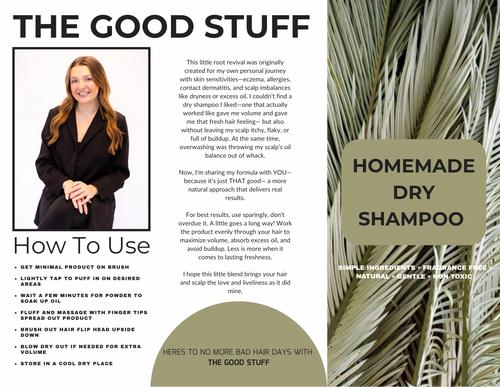The GOOD STUFF dry shampoo